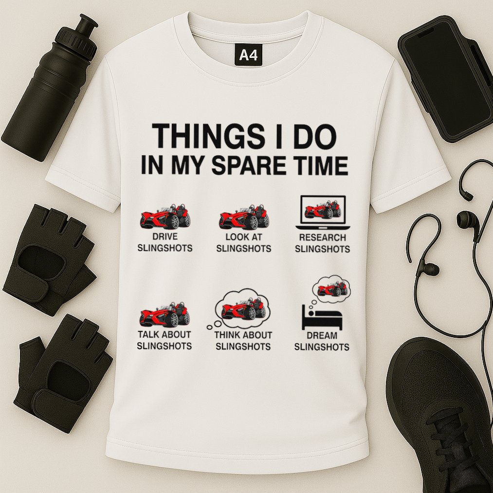 Slingshot Car Drivers 3 Wheeled Car Funny Sling Shot Dad Cooling Performance Crew T-Shirt