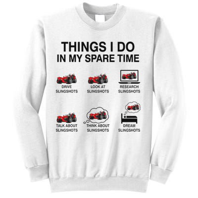 Slingshot Car Drivers 3 Wheeled Car Funny Sling Shot Dad Sweatshirt
