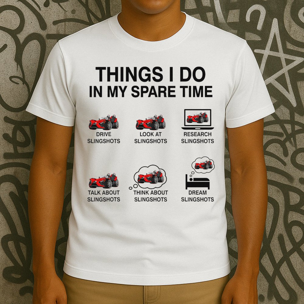 Slingshot Car Drivers 3 Wheeled Car Funny Sling Shot Dad T-Shirt