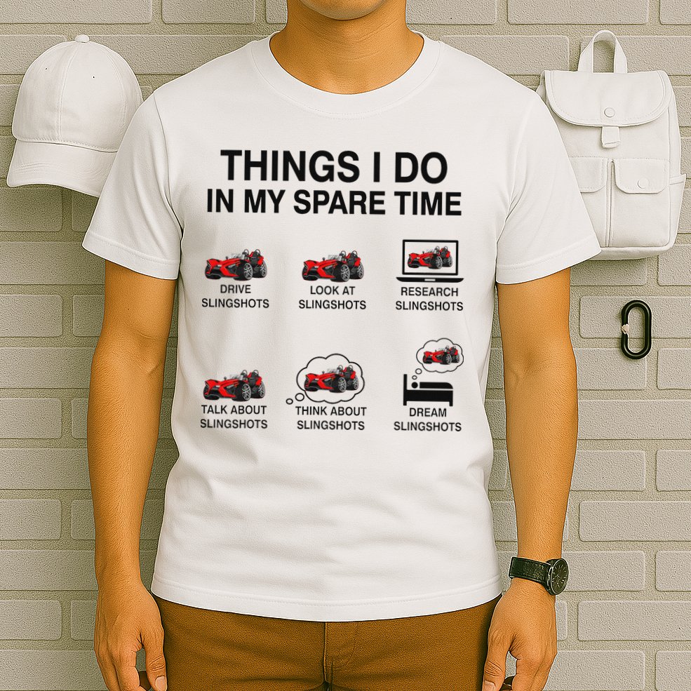 Slingshot Car Drivers 3 Wheeled Car Funny Sling Shot Dad T-Shirt