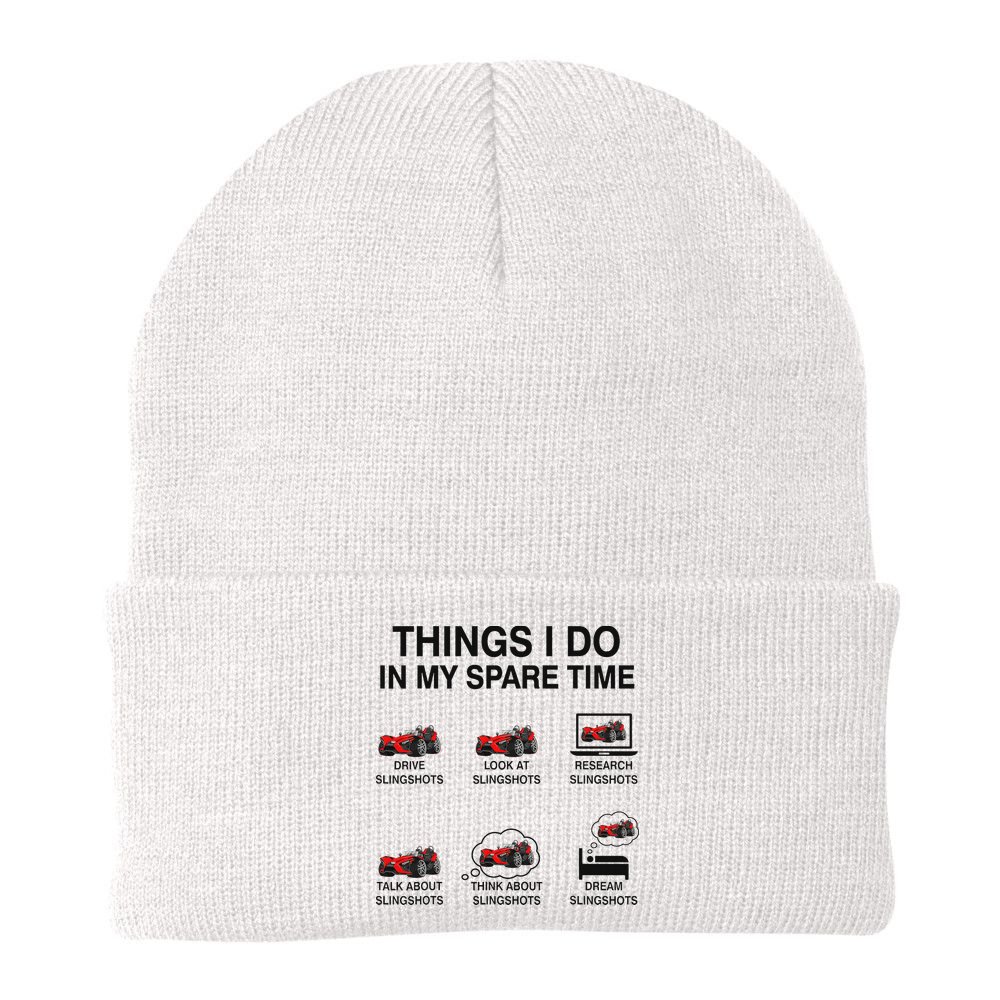 Slingshot Car Drivers 3 Wheeled Car Funny Sling Shot Dad Beanie