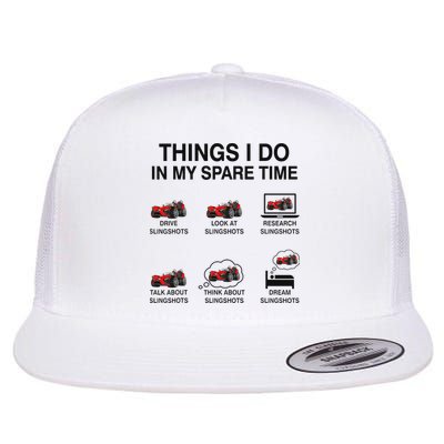 Slingshot Car Drivers 3 Wheeled Car Funny Sling Shot Dad Flat Bill Trucker Hat