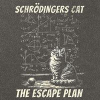SchröDingerS Cat Escape Plan Science Cotton Canvas Backpack