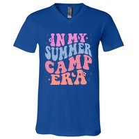 Summer Camp Era Retro Summer Fun And Making Memories Gift V-Neck T-Shirt