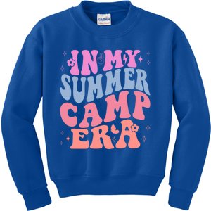 Summer Camp Era Retro Summer Fun And Making Memories Gift Kids Sweatshirt