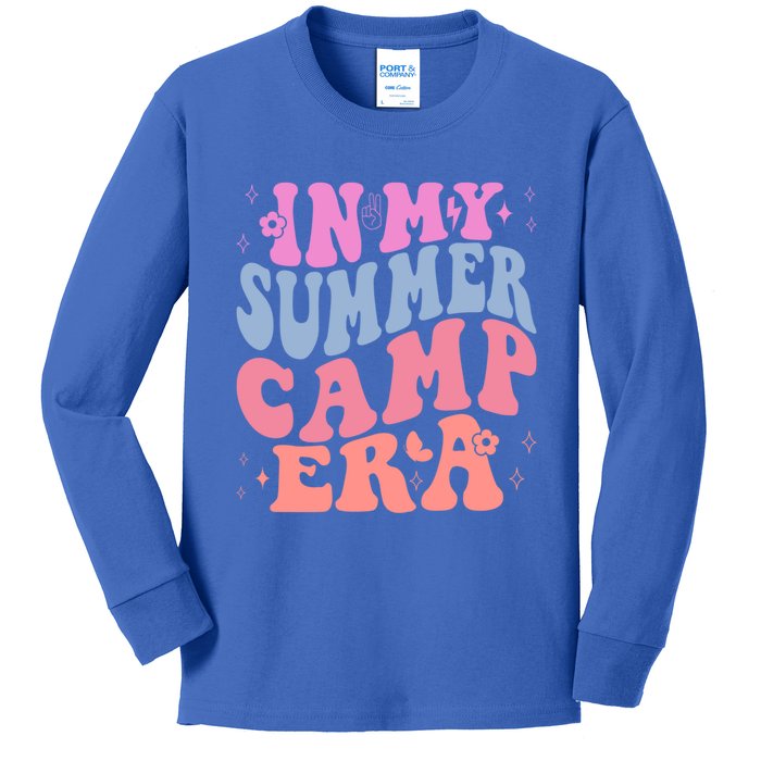 Summer Camp Era Retro Summer Fun And Making Memories Gift Kids Long Sleeve Shirt