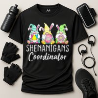 Shenanigans Coordinator Easter Bunny Gnomes Rabbit Eggs Hunt Performance Shirt