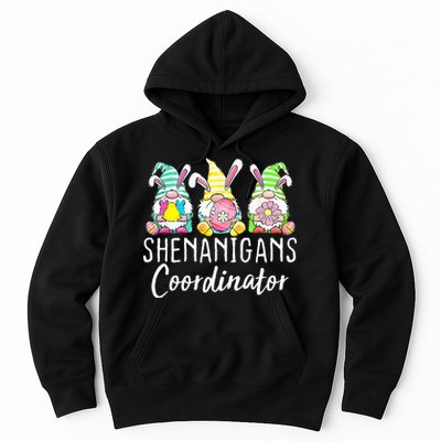 Shenanigans Coordinator Easter Bunny Gnomes Rabbit Eggs Hunt Hoodie