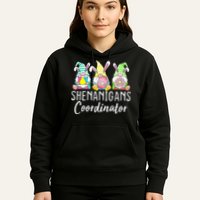 Shenanigans Coordinator Easter Bunny Gnomes Rabbit Eggs Hunt Hoodie