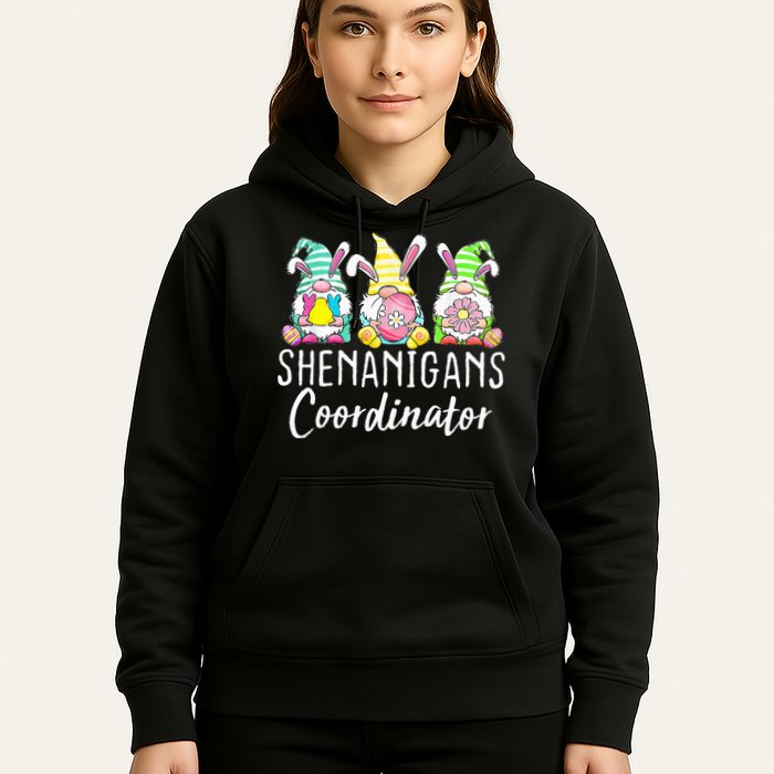 Shenanigans Coordinator Easter Bunny Gnomes Rabbit Eggs Hunt Hoodie