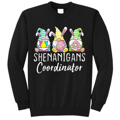 Shenanigans Coordinator Easter Bunny Gnomes Rabbit Eggs Hunt Sweatshirt