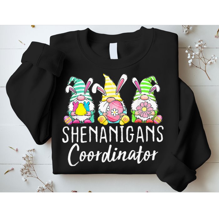 Shenanigans Coordinator Easter Bunny Gnomes Rabbit Eggs Hunt Sweatshirt