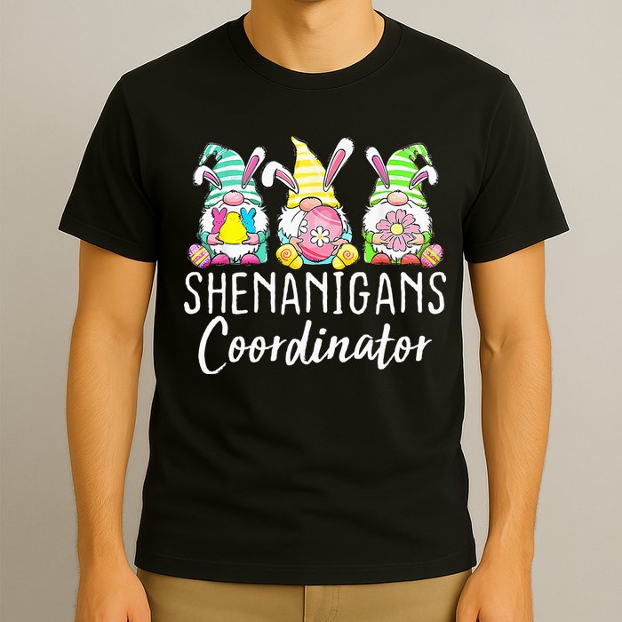 Shenanigans Coordinator Easter Bunny Gnomes Rabbit Eggs Hunt T-Shirt