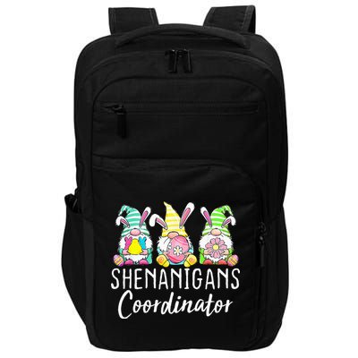 Shenanigans Coordinator Easter Bunny Gnomes Rabbit Eggs Hunt Impact Tech Backpack