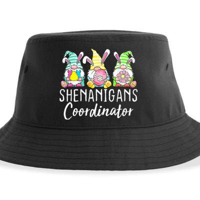 Shenanigans Coordinator Easter Bunny Gnomes Rabbit Eggs Hunt Sustainable Bucket Hat