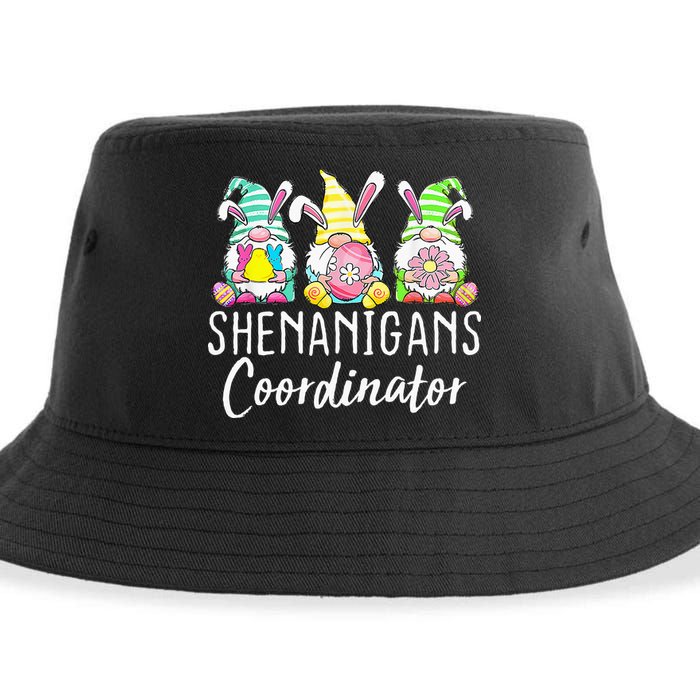 Shenanigans Coordinator Easter Bunny Gnomes Rabbit Eggs Hunt Sustainable Bucket Hat
