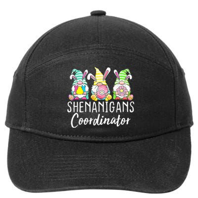 Shenanigans Coordinator Easter Bunny Gnomes Rabbit Eggs Hunt 7-Panel Snapback Hat