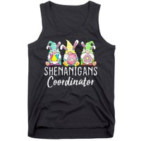 Shenanigans Coordinator Easter Bunny Gnomes Rabbit Eggs Hunt Tank Top
