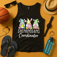 Shenanigans Coordinator Easter Bunny Gnomes Rabbit Eggs Hunt Tank Top