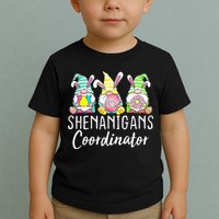 Shenanigans Coordinator Easter Bunny Gnomes Rabbit Eggs Hunt Toddler T-Shirt