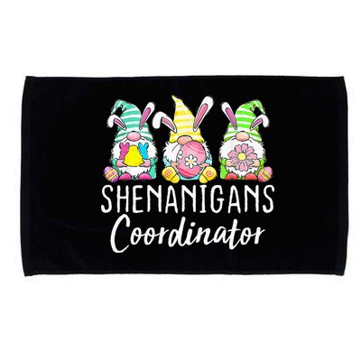 Shenanigans Coordinator Easter Bunny Gnomes Rabbit Eggs Hunt Microfiber Hand Towel