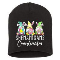 Shenanigans Coordinator Easter Bunny Gnomes Rabbit Eggs Hunt Short Acrylic Beanie