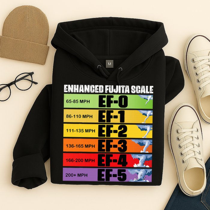 Storm Chasing Enhanced Fujita Scale Tornado Meteorologist Hoodie