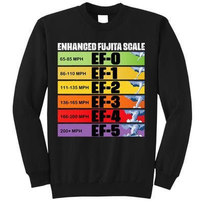 Storm Chasing Enhanced Fujita Scale Tornado Meteorologist Sweatshirt