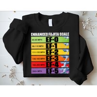Storm Chasing Enhanced Fujita Scale Tornado Meteorologist Sweatshirt
