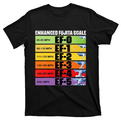 Storm Chasing Enhanced Fujita Scale Tornado Meteorologist T-Shirt