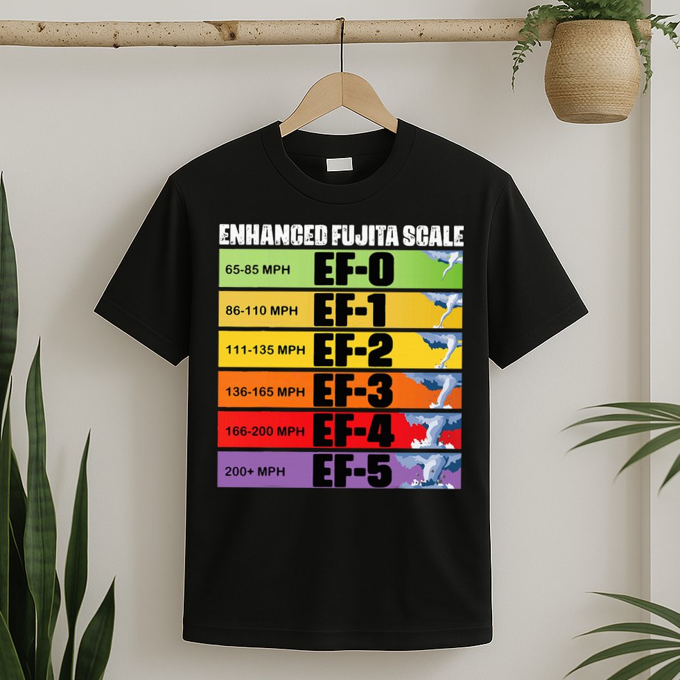 Storm Chasing Enhanced Fujita Scale Tornado Meteorologist T-Shirt