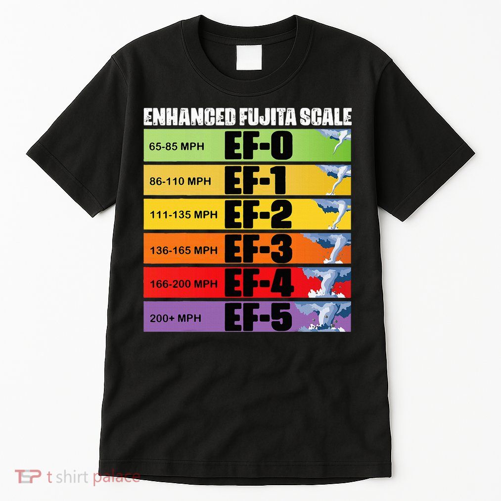 Storm Chasing Enhanced Fujita Scale Tornado Meteorologist Tall T-Shirt