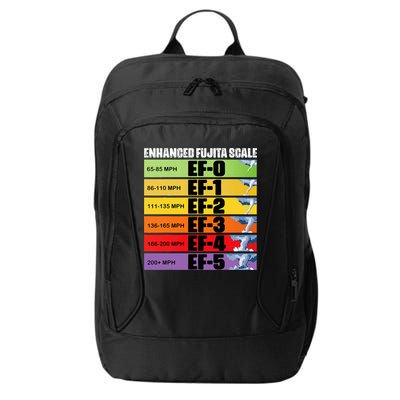 Storm Chasing Enhanced Fujita Scale Tornado Meteorologist City Backpack