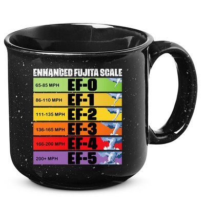 Storm Chasing Enhanced Fujita Scale Tornado Meteorologist 15oz Campfire Ceramic Mug