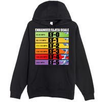 Storm Chasing Enhanced Fujita Scale Tornado Meteorologist Premium Pullover Hoodie