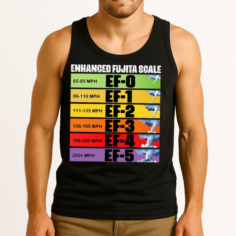 Storm Chasing Enhanced Fujita Scale Tornado Meteorologist Tank Top