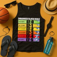 Storm Chasing Enhanced Fujita Scale Tornado Meteorologist Tank Top