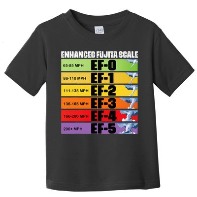 Storm Chasing Enhanced Fujita Scale Tornado Meteorologist Toddler T-Shirt