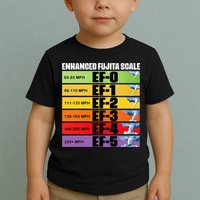 Storm Chasing Enhanced Fujita Scale Tornado Meteorologist Toddler T-Shirt