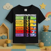 Storm Chasing Enhanced Fujita Scale Tornado Meteorologist Toddler T-Shirt