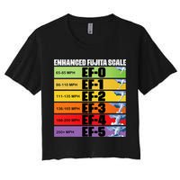 Storm Chasing Enhanced Fujita Scale Tornado Meteorologist Crop Top