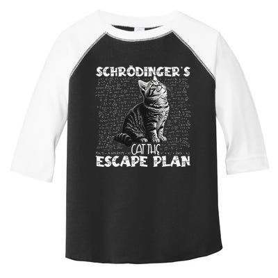 SchröDingerS Cat Escape Plan Phyzique Design Funny Cat Toddler Fine Jersey T-Shirt