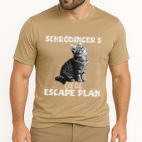 SchröDingerS Cat Escape Plan Phyzique Design Funny Cat Performance Shirt