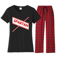 Spartan Cheerleader Easy Halloween Costume Design Women's Flannel Pajama Set