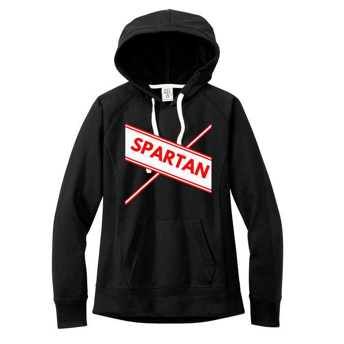 Spartan Cheerleader Easy Halloween Costume Design Women's Fleece Hoodie