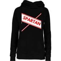 Spartan Cheerleader Easy Halloween Costume Design Womens Funnel Neck Pullover Hood