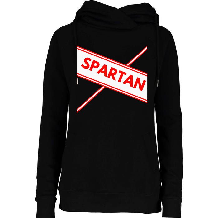 Spartan Cheerleader Easy Halloween Costume Design Womens Funnel Neck Pullover Hood