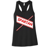 Spartan Cheerleader Easy Halloween Costume Design Women's Racerback Tank