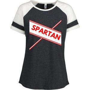 Spartan Cheerleader Easy Halloween Costume Design Enza Ladies Jersey Colorblock Tee