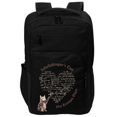 SchröDingerS Cat Escape Plan Science Impact Tech Backpack